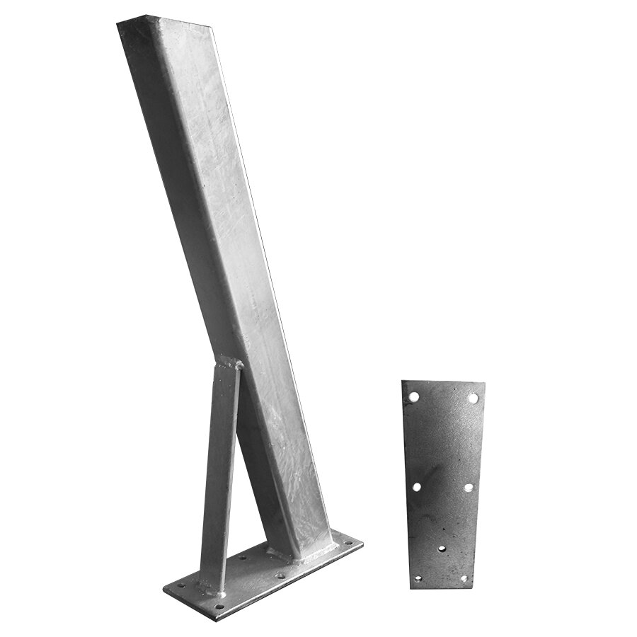angled boat trailer winch posts